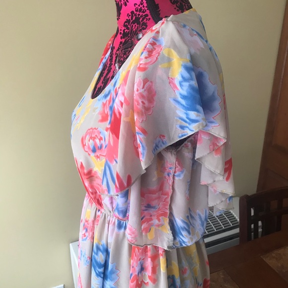 Margo & Sebastian chiffon dress - Picture 3 of 5